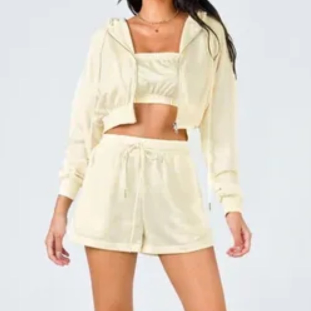 New Princess Polly Three Piece, Yellow Coord Set